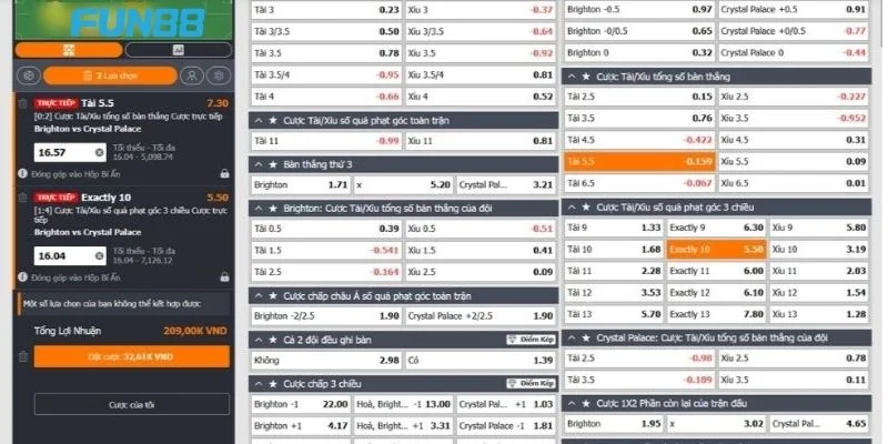 Kèo Phạt Góc – Mẹo Bắt Kèo Ăn Đậm Từ Cao Thủ Fun88 3 Các loại kèo phạt góc rất đa dạng dành cho cược thủ cược