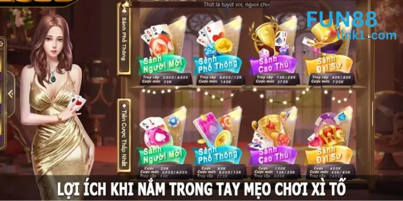 Mẹo đánh xì tố giúp người chơi nâng cao trải nghiệm cá cược.